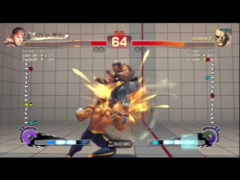 Sertali_Ozer (Ryu) Vs power_instinct (Sagat) SSF4 AE Ranked Matches - PSN