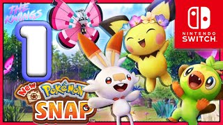 NEW Pokemon Snap Walkthrough Part 1 Grand Tour of Florio Nature Park! (Nintendo Switch)