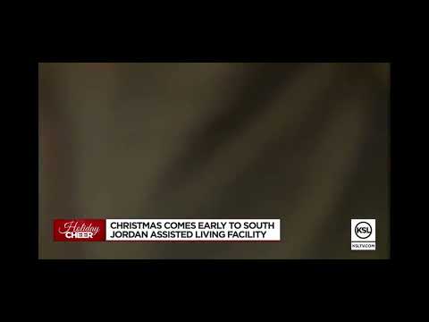 Thank you KSL Channel 5 news for covering our gift basket delivery to Utah assisted living centers.