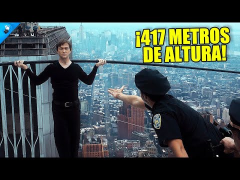 (Historia Real) Un Intrépido Hombre Camina Sin Miedo Entre Las Torres Gemelas | The Walk | Resumen