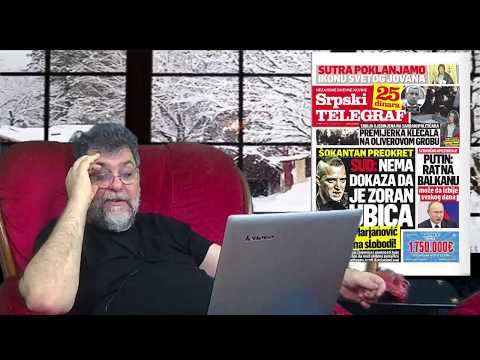 Gnev Srbije 19.01.2018. - MILAN MILENKOVIĆ (uživo) (video)