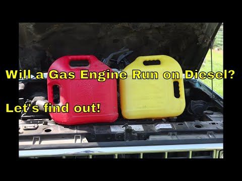 Will a Gas Engine Run on Diesel?  Let's find out!