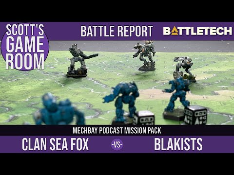 BattleTech Mechbay Mission Battle Report: Clan Sea Fox vs Word of Blake