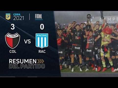 Copa De La Liga | Final | resumen de Colón - Racing