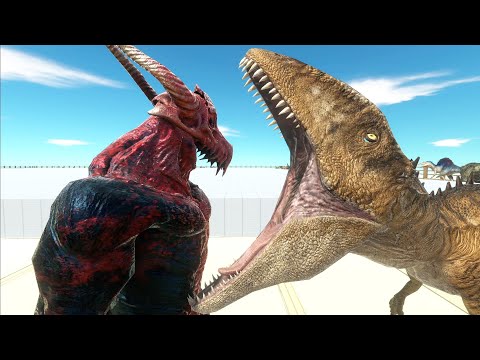 🎈⚡The Carcharodontosaurus⚡🎈The Power Death Run Show -- Animal Revolt Battle Simulator