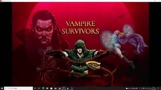 【Vampire Survivors】久しぶりに喋ってます、幽霊クリアしてキャラ開放されたから使ってみる