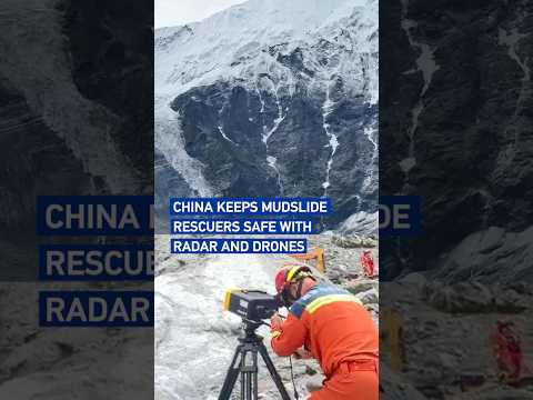 China keeps mudslide rescuers safe with radar and drones