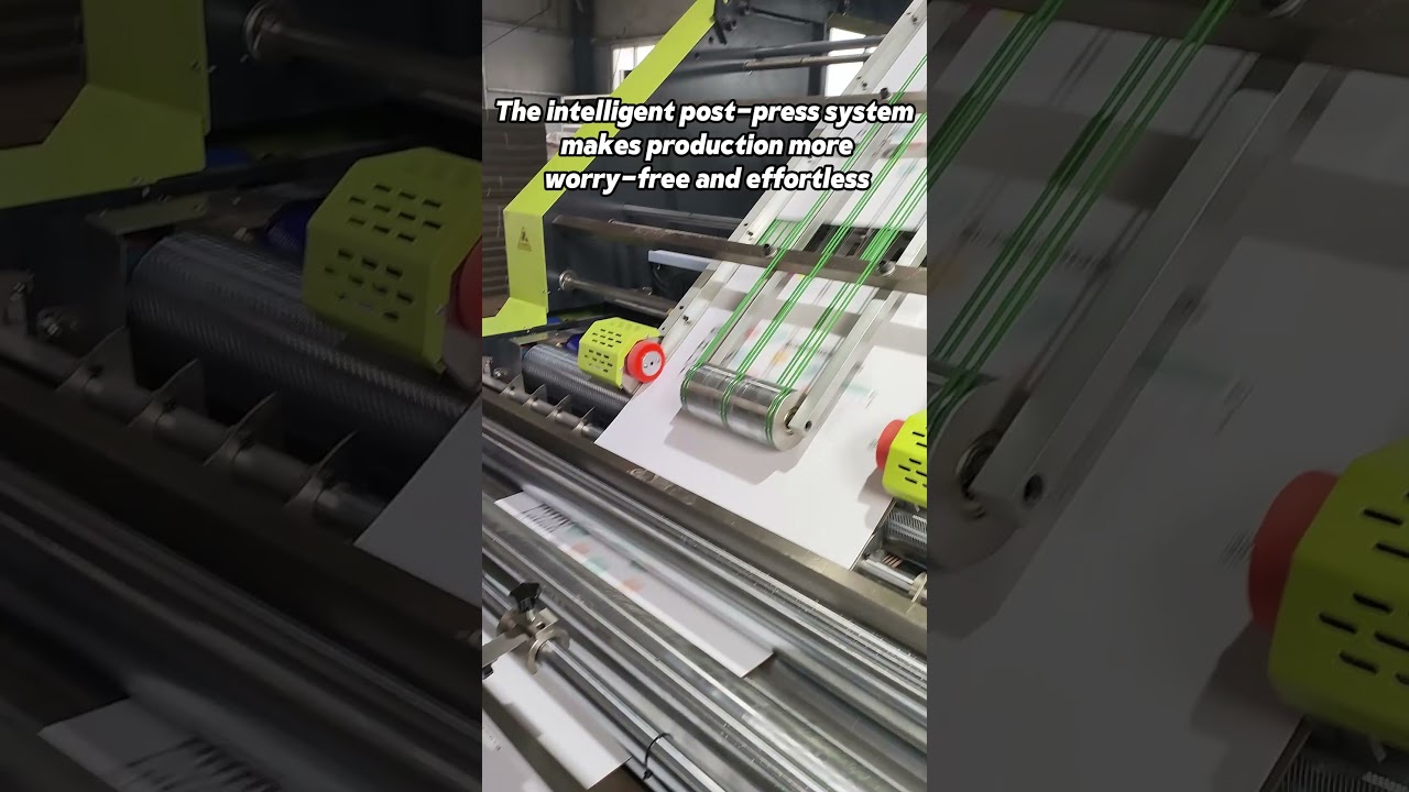 The intelligent post-press system makes production more worry-free and effortless