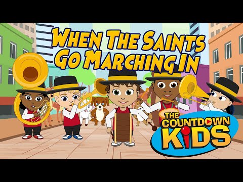 When The Saints Go Marching In - The Countdown Kids | Kids Songs & Nursery Rhymes | Lyrics Video