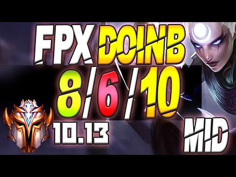 FPX Doinb Plays Diana vs Twisted Fate Mid Lane - 10.13