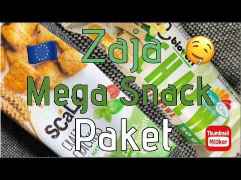 KOOPERATION || Zaja mega Snack Paket | Wir testen Süßigkeiten aus ganz Europa!!