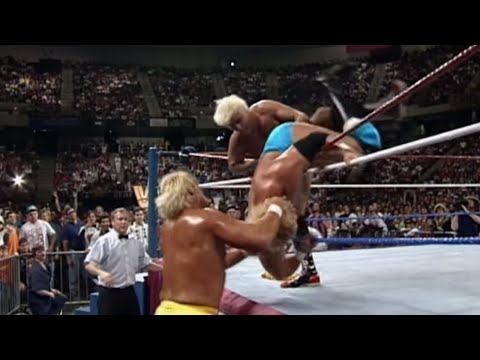 Ric Flair enters at No. 3, winning the Royal Rumble Match - Jan. 19, 1992