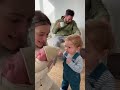 Big Brother Throws ADORABLE Jealous Fit When Mom Kisses Newborn ️