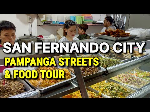 Philippines Food Tour in PAMPANGA! Streets & Market Tour in Downtown San Fernando City!