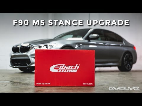 Our F90 M5 gets a stance upgrade! - Eibach Lowering Springs + TPI Spacers