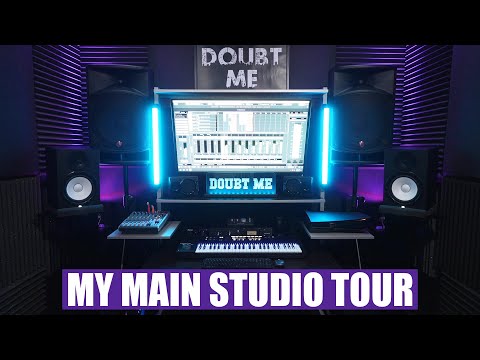 My Main Studio [ Tour & Full Equipment Setup Breakdown ] Music Production, Editing, Gaming & More - YouTube