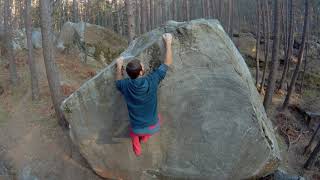 Video thumbnail of Boomerang, 5a+. Fontainebleau