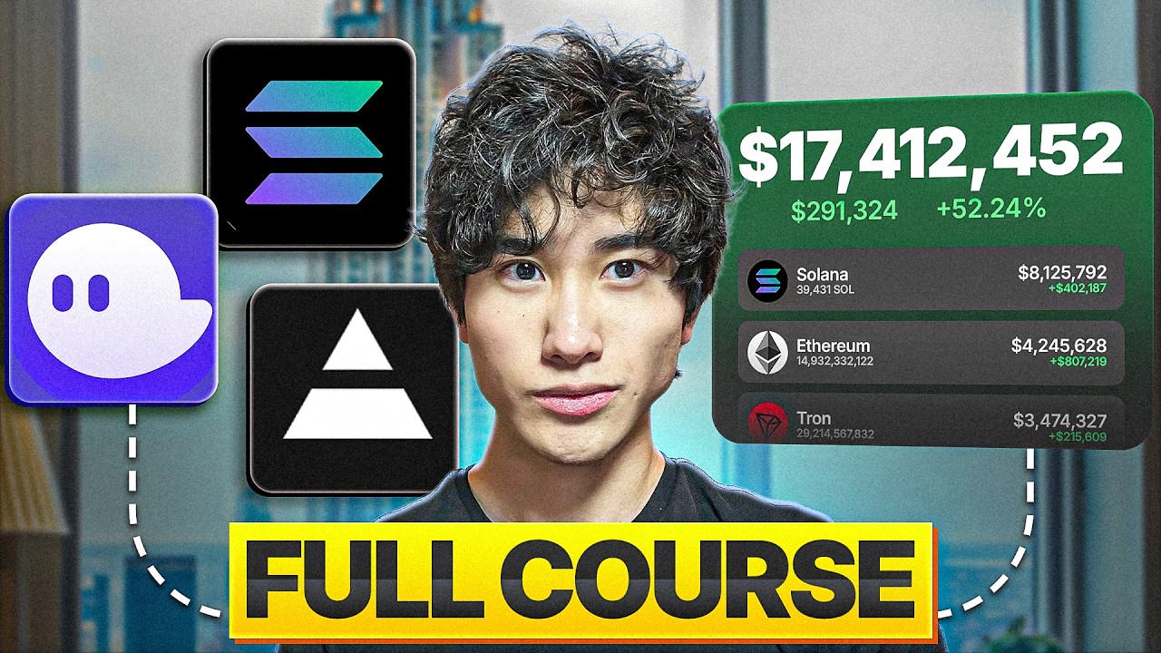 crypto course thumbnail by framely