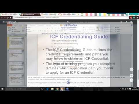 2016 06 21 - ICF SE Regional Call Demystifying Credentialing + Q&A
