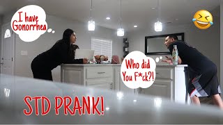 STD PRANK ON HUSBAND!! *UNEXPECTED REACTION* (MUST WATCH)