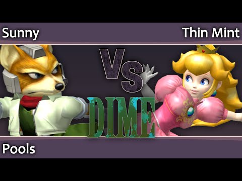 DIME13 Melee - Sunny (Fox) vs Thin Mint (Peach) - Pools