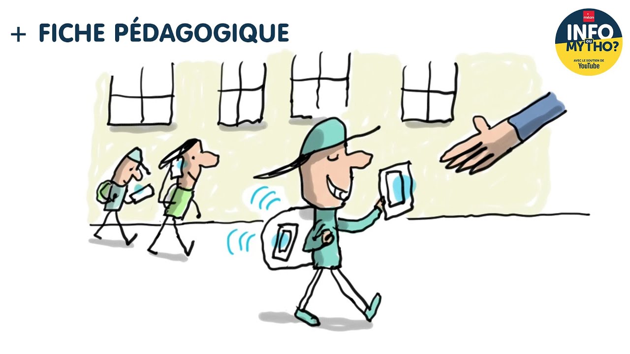 Pourquoi le portable est interdit à l'école ? / 1jour1question feat. Cuisine de l'info