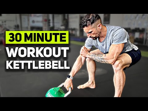 30-Minute Kettlebell Full Body Strength-Building Workout