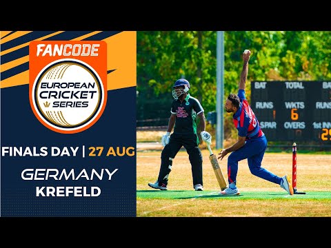 🔴 FanCode European Cricket Series Germany, Krefeld, 2022 | Finals Day | T10 Live Cricket
