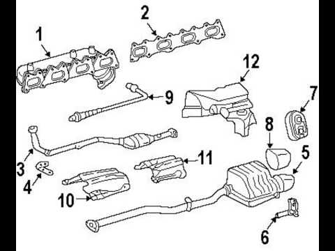 2007 Mercedes C230 MUFFLER & TAIL PIPE, V6, SEE PIC #5 - mbiparts.com Used OEM Mercedes Parts... OEM