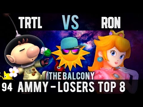 PM @ the Balcony 94 - Ammy//Losers Final ft. Trtl (Olimar/Fox) VS Ron Swanson (Peach)