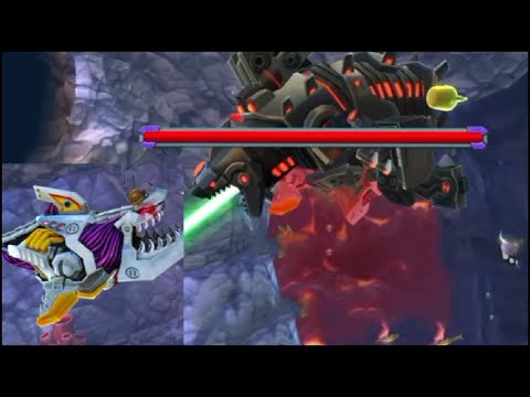 Robo Shark Vs Mecha Sharkjira Enemy - HUNGRY SHARK WORLD