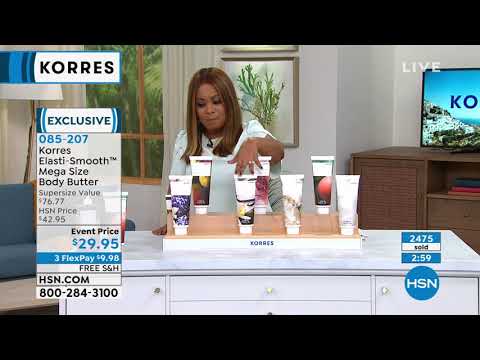 Korres ElastiSmooth Mega Size Grecian Gardenia Body Butt...