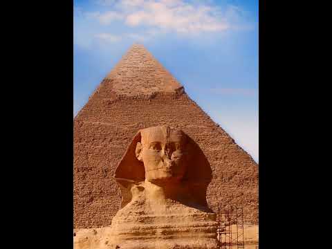 The Great Pyramid And Sphinx In Giza Egypt #shorts @trending #architecture #pyramid