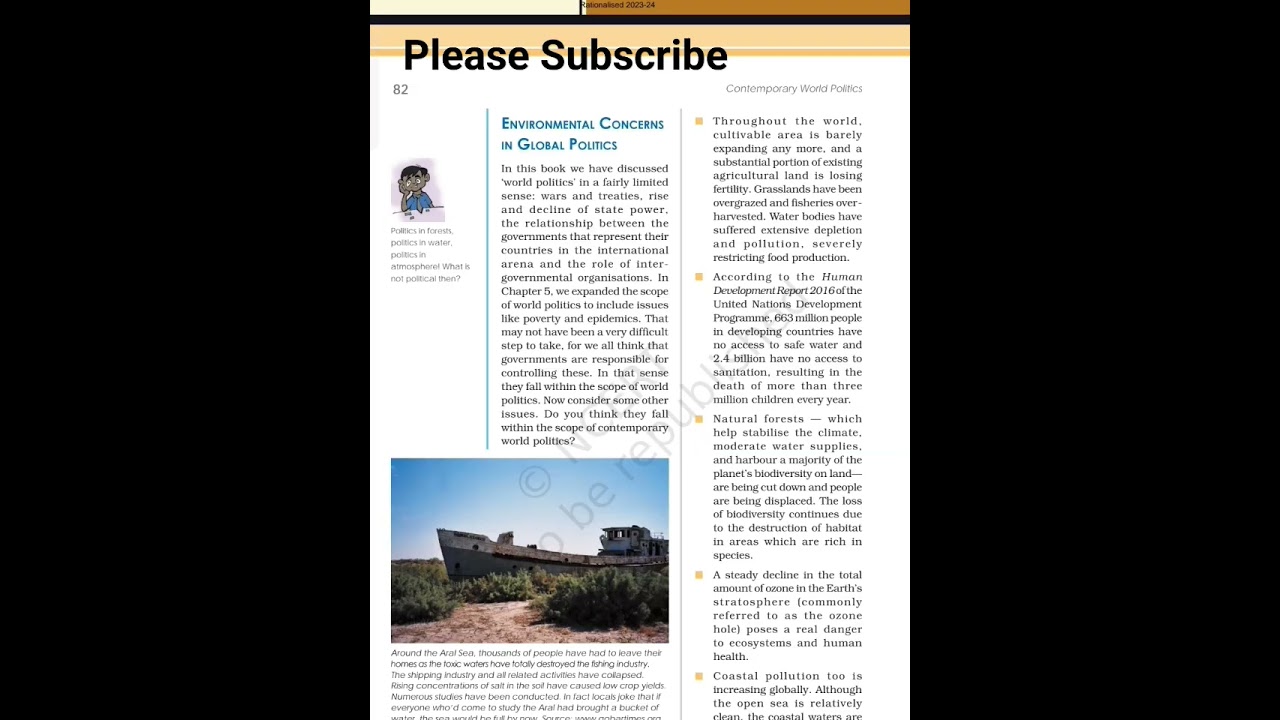 Environment & Natural resources // Class 12 Political Science Important Topics #socialclasses9to12