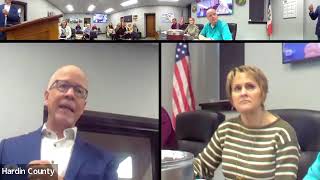 Hardin County Board of Supervisors Meeting with Public Hearing Tax Leavy 03/26/2025