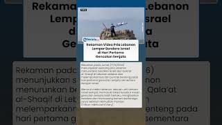 Detik-detik Seorang Pria Lebanon Turunkan & Lempar Bendera Israel dari Puncak Benteng