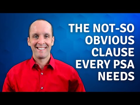 You Must Add This To Your Next Purchase And Sale Agreement