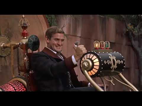 La machine à explorer le temps 1960 (Scène de la fuite vers le futur)