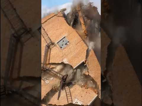 The Explosion of an Abandoned Building
