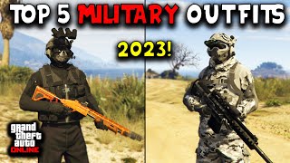 Top 5 Military Outfits | GTA Online (Spec Ops, Desert Militia, Winter)