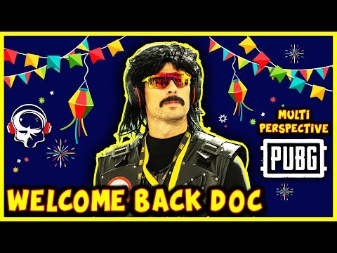 Dr Disrespect First STREAM After E3 BAN W/ Chocotaco, Halifax & Hambinooo (PUBG) | DOC İS BACK! |