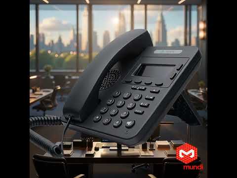 Video do produto Telefone IP Khomp K1 N 2 Linhas SIP Gigabit PoE HD