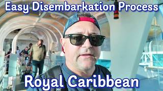 Disembarking Royal Caribbean. It's Never A Fun Day But We Show You The Quickest Way To Disembark!
