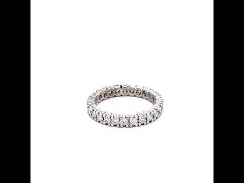 18ct White gold diamond wedding ring