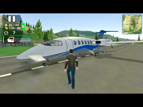 Flying Piaggio P180 and Boeing 747 Emergency Landing - Airplane Simulator - Android IOS Gameplay.