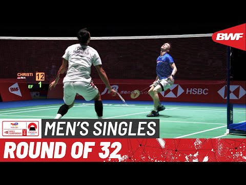 BWF World Championships 2022 | Jonatan Christie (INA) [7] vs. Kai Schaefer (GER) | R32