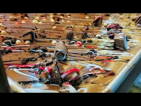 Harissa Stuffed with Nutella Chocolate | Arabian Sweet Recipe 😍 | Master Esam Official | #viral