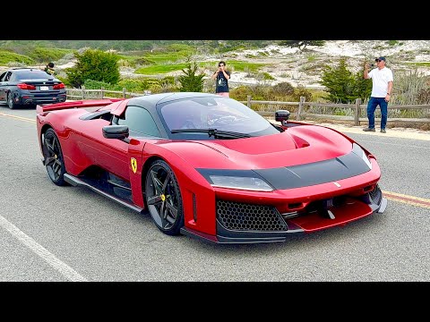 Car Week 2025 Day 6: Ferrari F80 FIRST DRIVE & $26 Million SP3 Daytona Live Auction!!!