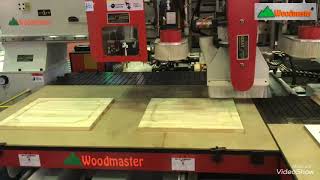 [WOODMASTER] MÁY CNC 2 BÀN 2 DAO THAY DAO TỰ ĐỘNG +1 LƯỠI CƯA