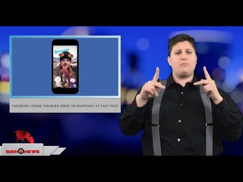 Facebook losing younger users to snapchat at fast pace (ASL - 2.12.18)